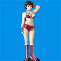 Konami Real Figure Collection Rumble Roses (Purple) (New)